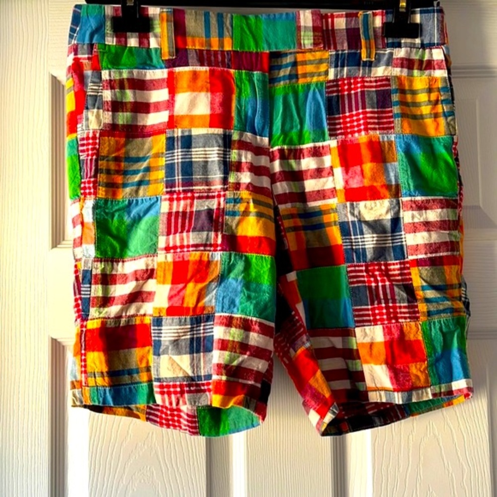 J. Crew Plaid City Fit Shorts